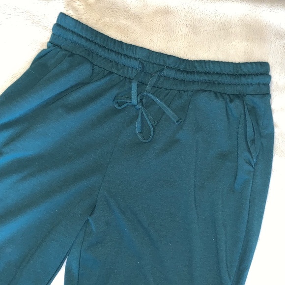 Zenana dark green lightweight joggers XL - Picture 3 of 6